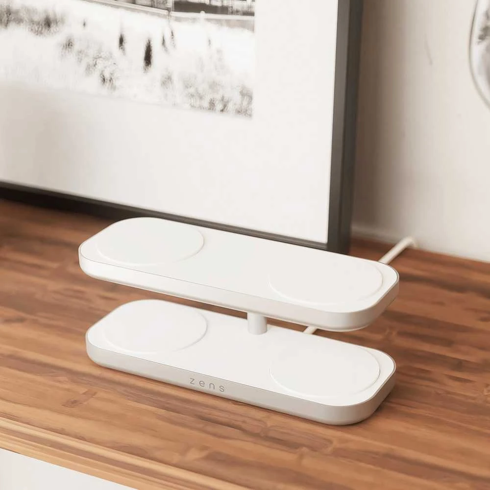 ZENS QUATTRO WIRELESS CHARGER PRO 4 Baltas