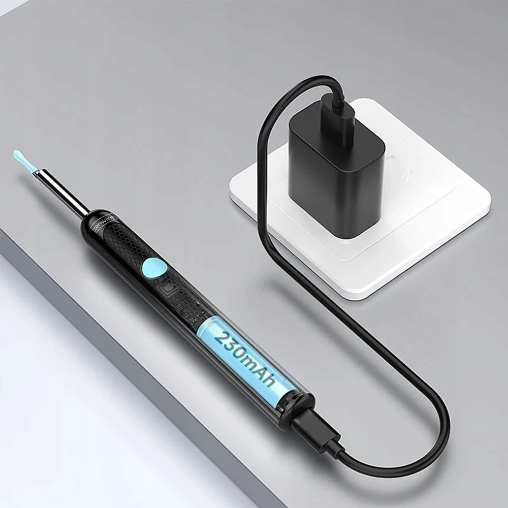 „Zenwire“ ausų valymo endoskopas otoskopas ausų sieros valymo prietaisas kamera WiFi SMART