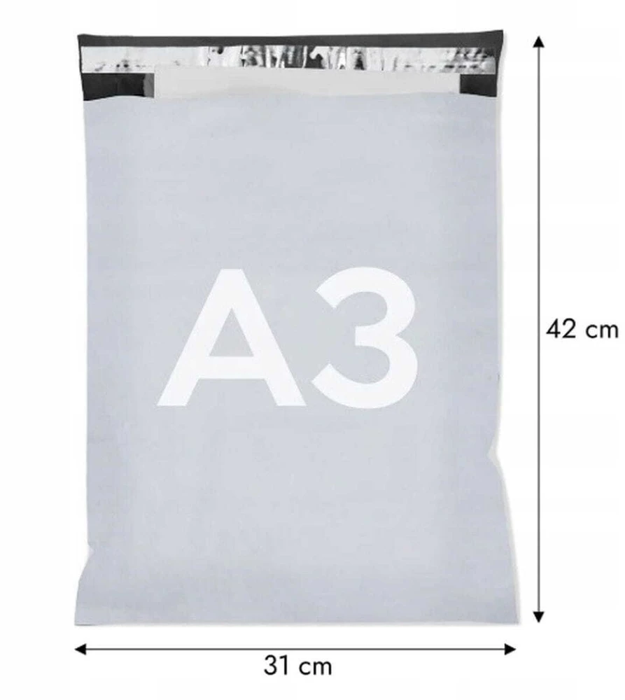 Zenwire Foliopak Kurjeriški 310 x 420 mm 50 vnt Foliopak Dideli Foliiniai Vokai Zenwire A3
