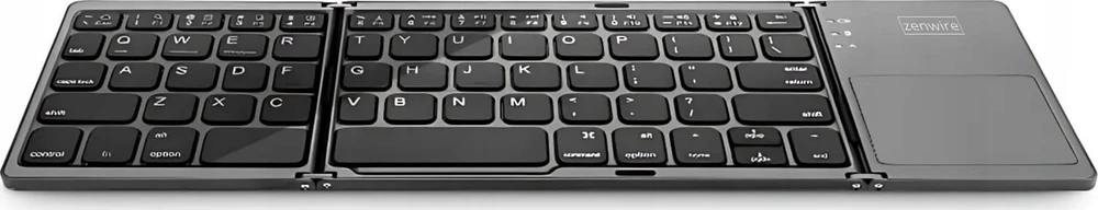 Zenwire Klaviatūra BEZPRZEWODOWA Bluetooth 5.0 Składana Przenośna do Tabletu SLIM Cicha WLK-61