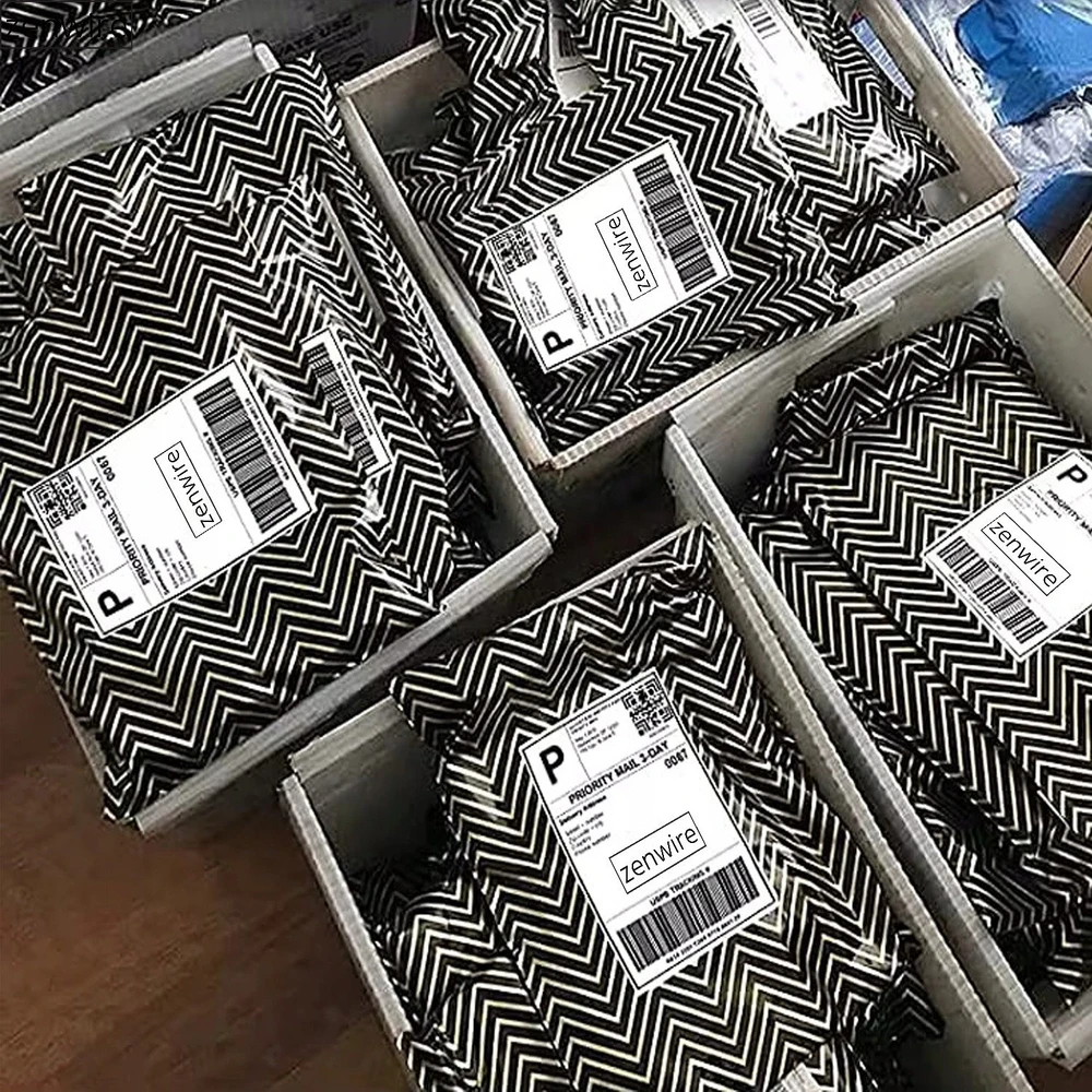 Zenwire Lipnios terminės etiketės, 3 vnt. pakuotėje, 250 vnt. ritinėlių, 50 x 30 mm, mini spausdintuvui TP-210