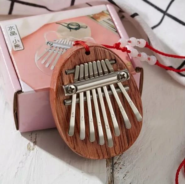 Zenwire Mini Kalimba medinis raudonmedžio Kalimba K04