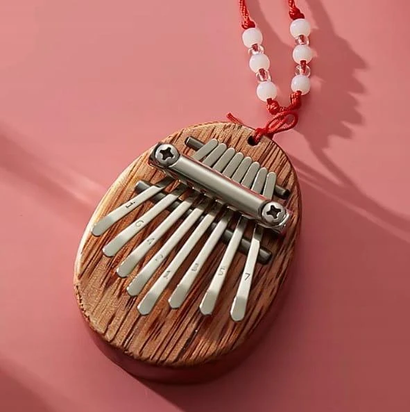 Zenwire Mini Kalimba medinis raudonmedžio Kalimba K04