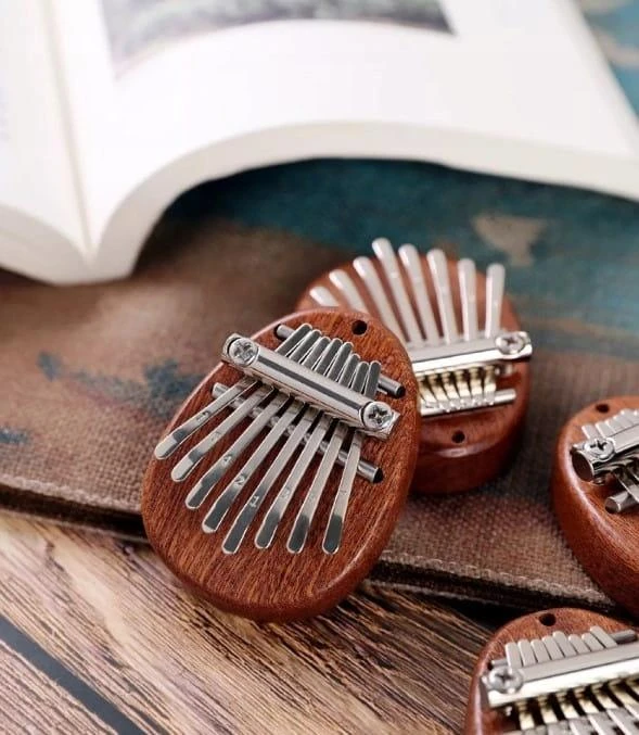 Zenwire Mini Kalimba medinis raudonmedžio Kalimba K04