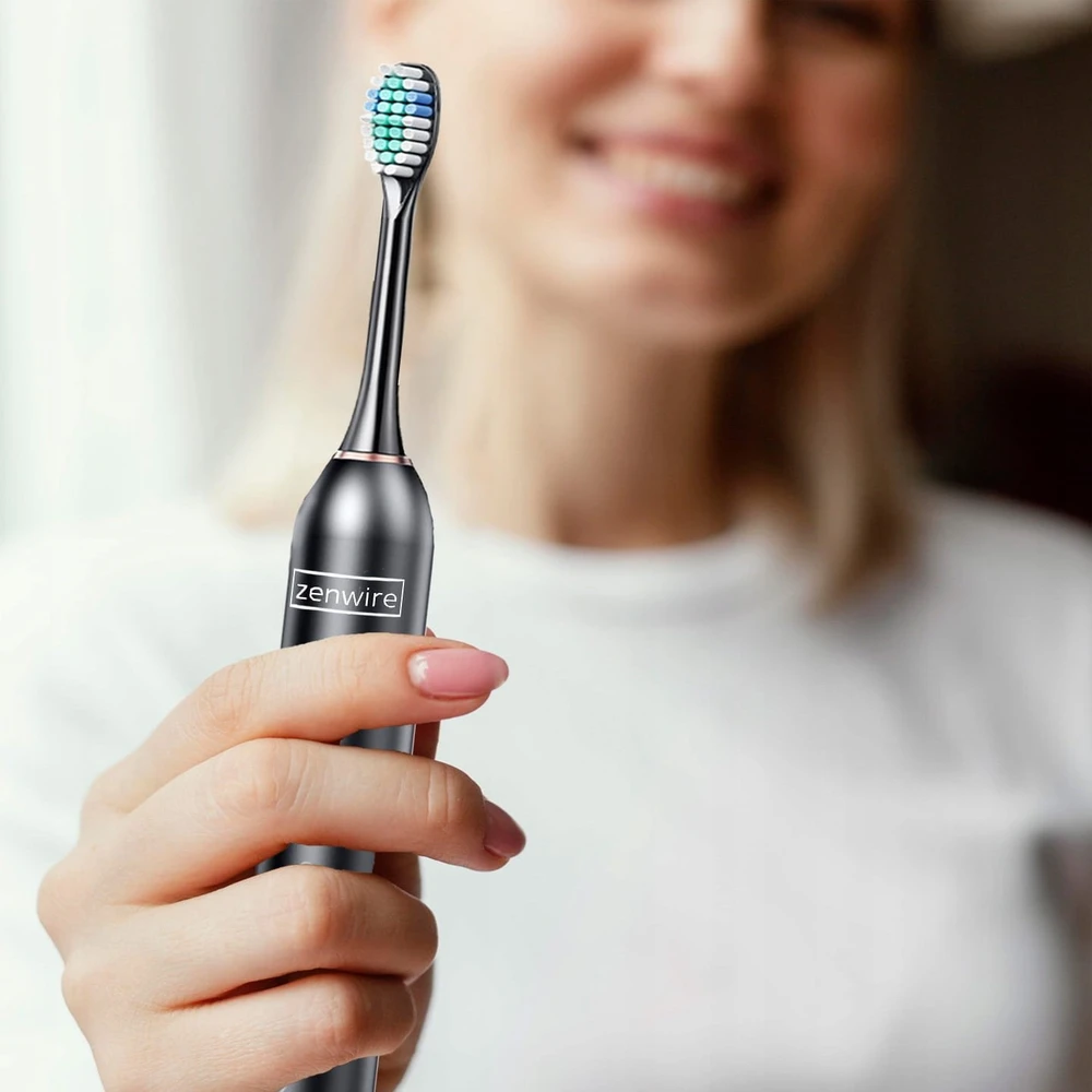 „Zenwire Sonic“ elektrinis magnetinis dantų šepetėlis vaikams ir suaugusiesiems