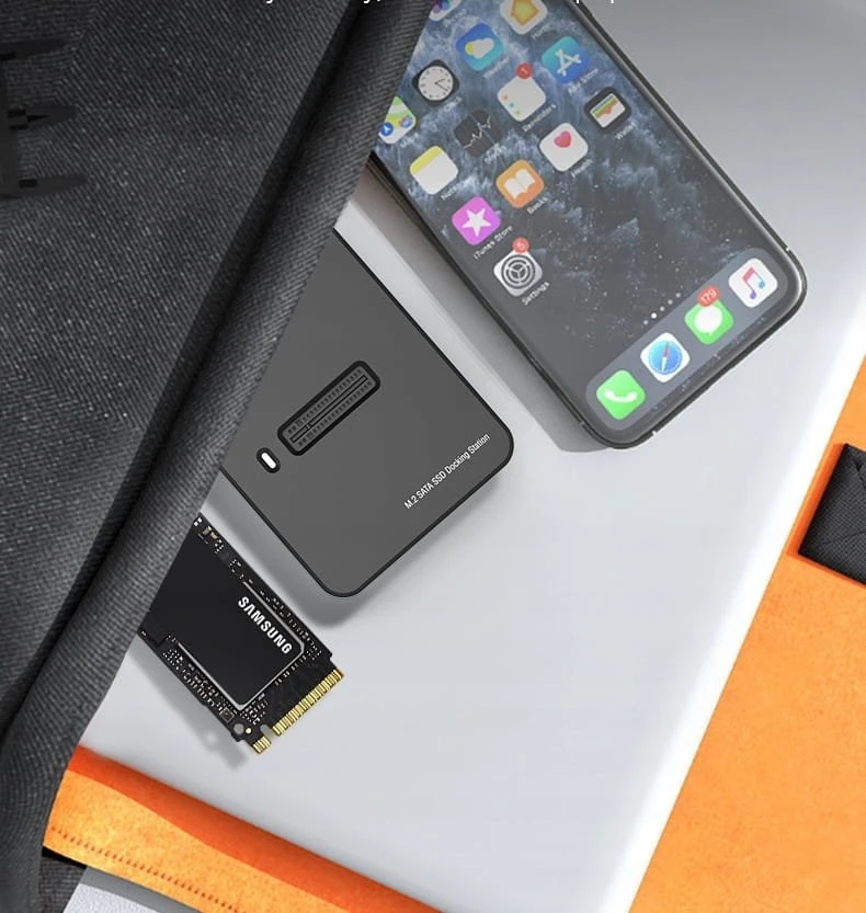 Nezatříděno Zenwire SSD Caddy M2 NVME/SATA adapterio disko Caddy M.2 USB-C 10GB/s Zenwire