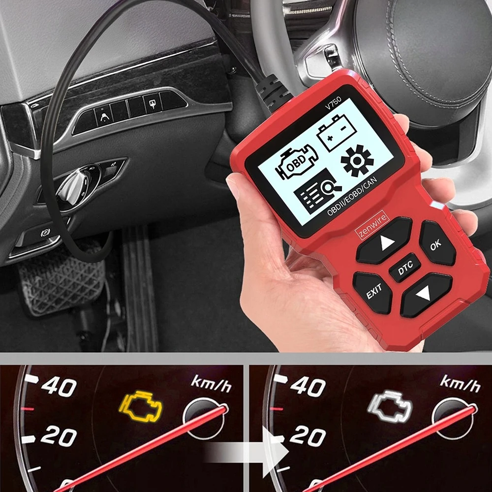 BMW Zenwire V750 OBD2 CAN diagnostikos skaitytuvo sąsaja