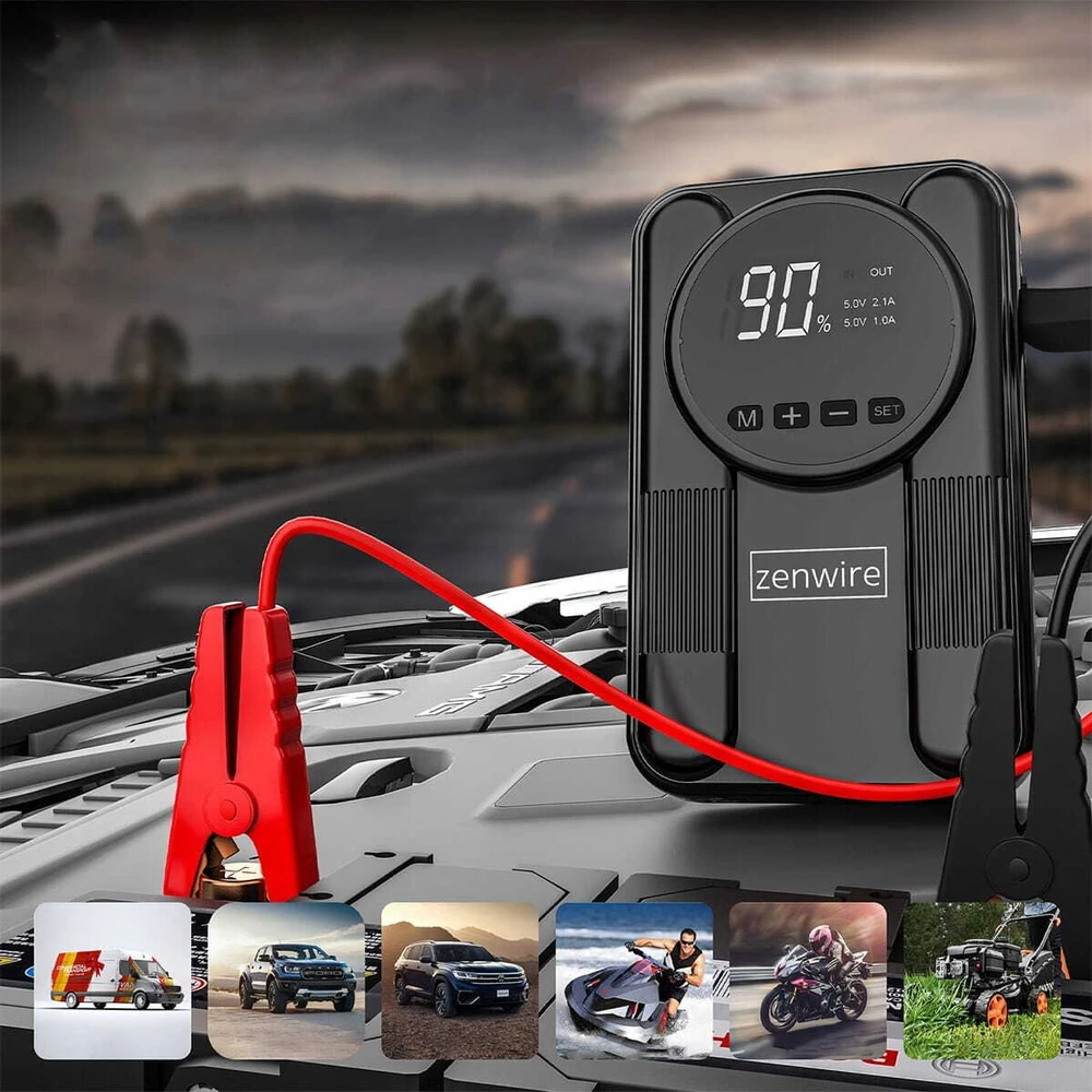 „Booster Power Bank“ automobilio užvedimo kompresorius Zenwire CYD14