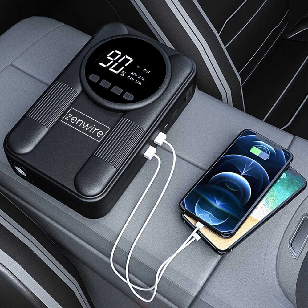 „Booster Power Bank“ automobilio užvedimo kompresorius Zenwire CYD14
