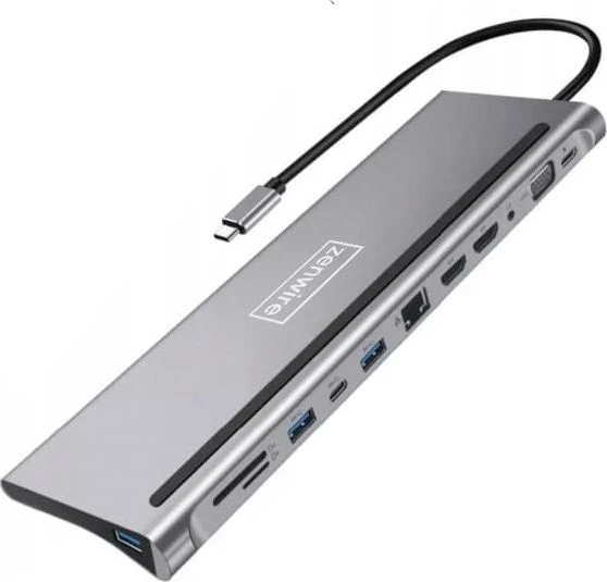 Šakotuvas Zenwire USB-C dokas / replikatorius (0000000313)