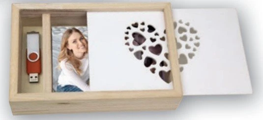 ZEP Love Box USB 15x20 mediena nuotraukoms ir lazda CZ1268