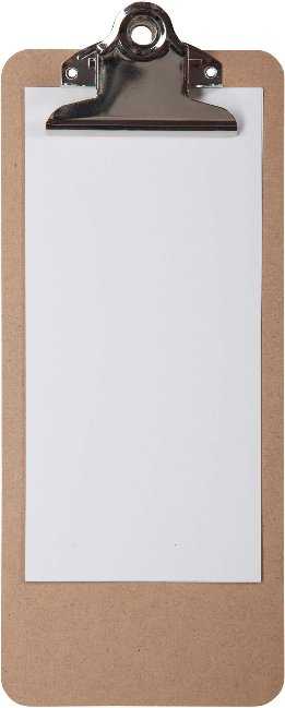 ZEP MAUL Klemmbrett MAULbill, 28x11,5x3 cm, Hartfaser holz
