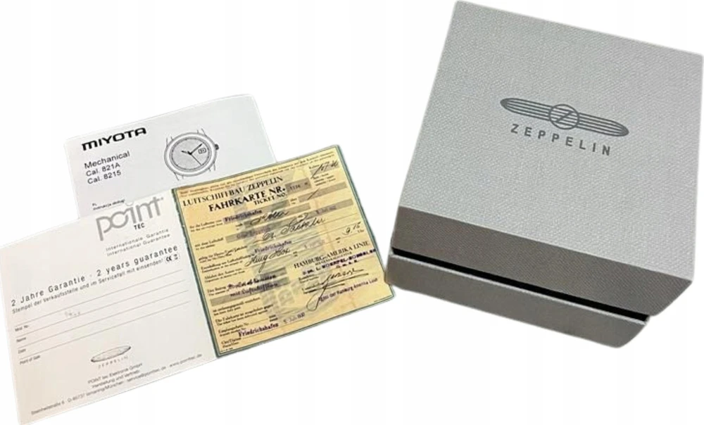 Zeppelin New York 88781 laikrodis, kvarcinis 42 mm