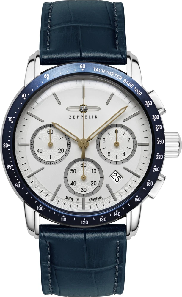 Zeppelin New York 88781 laikrodis, kvarcinis 42 mm
