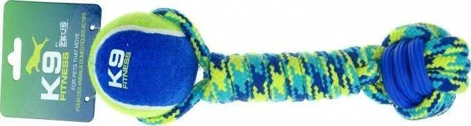 Zeus Virvelinis hantelis su kamuoliuku K9 Fitness, 28 cm