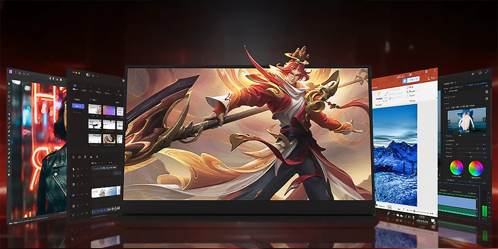 Monitorius ZEUSLAP P16A - 144Hz | Full HD | IPS | 16.1"