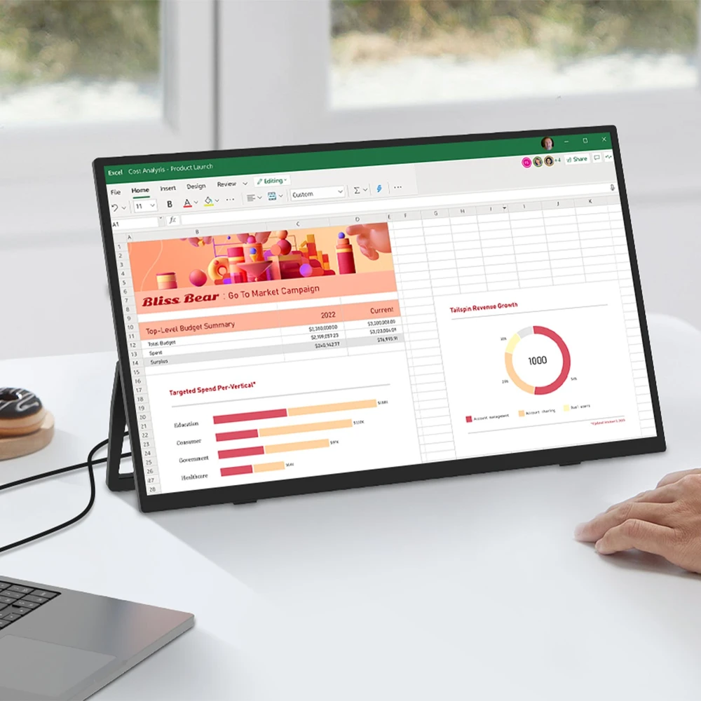 Monitorius ZEUSLAP ZP156 - Full HD | IPS | 15.6"