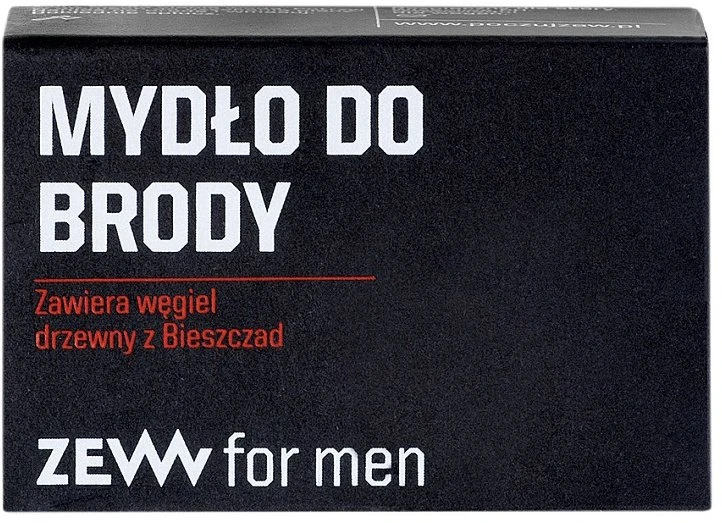 Zew For Men Barzdos muilas su medžio anglimi iš Beščadų kalnų 85 ml