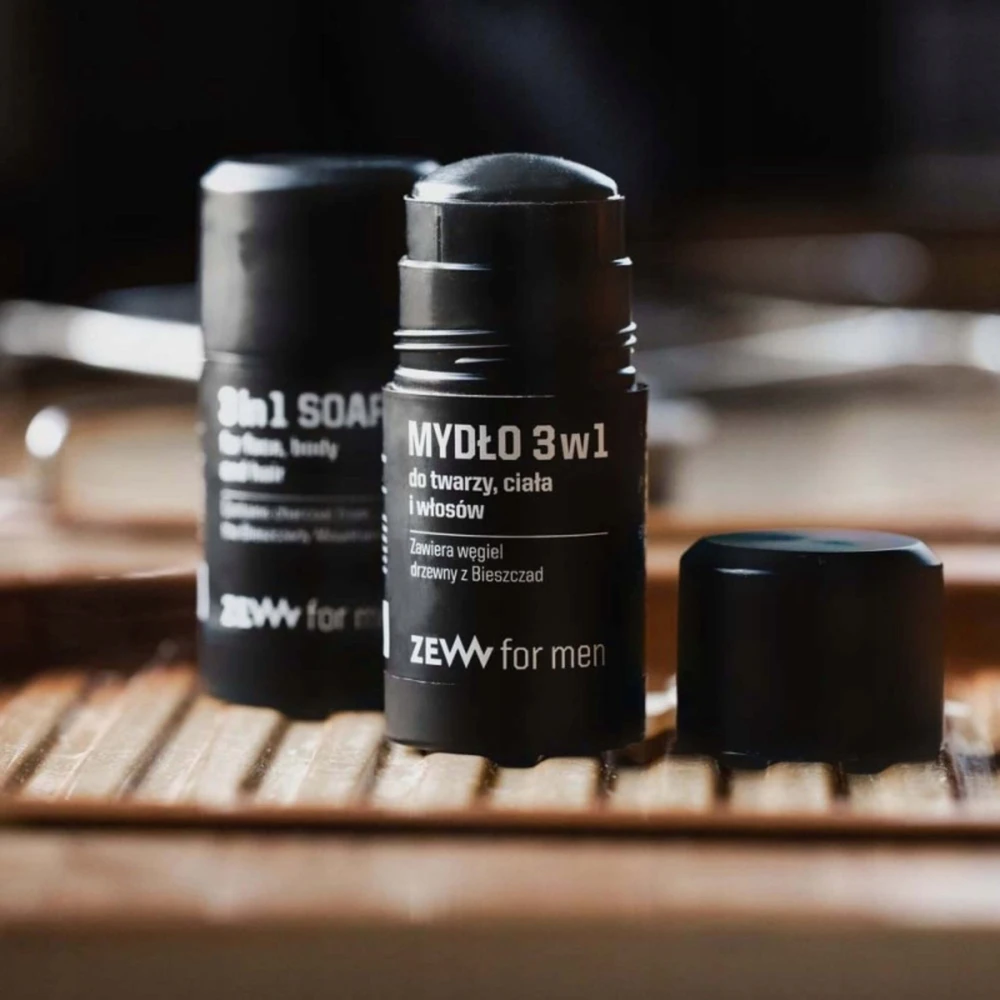 Zew For Men 3in1 muilas veidui, kūnui ir plaukams 85ml