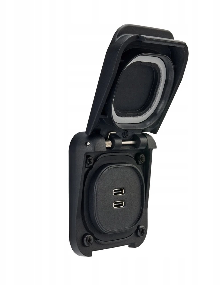 Scanstrut įkroviklis. Išorinė dviguba USB-C įkrovimo lizdas Scanstrut Ventura SC-V-USB-01