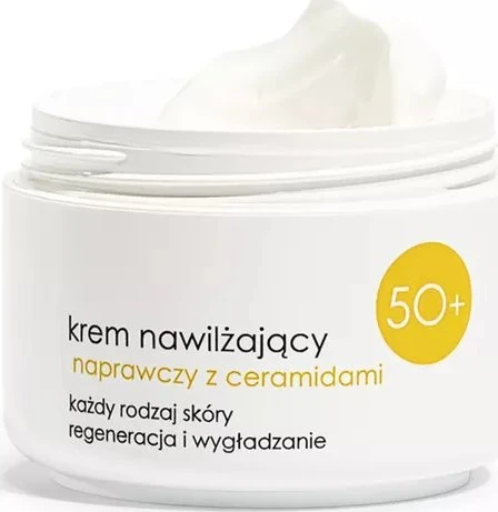 Ziaja 50+ Moisturizing Kreminis With Ceramides Day Kreminis
