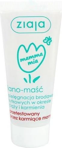 Ziaja Mamma Mia Lanolino spenelių tepalas krūtinės priežiūrai