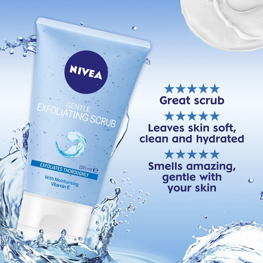 Ziaja Nivea gaivinantis šveičiamasis šveitiklis, 150 ml