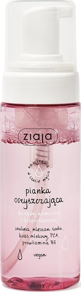 „Ziaja Cleansing Foam“ normalios odos valymo putos