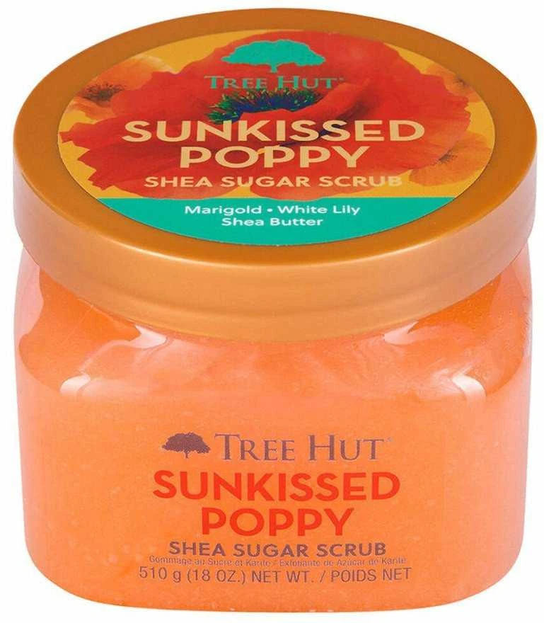 Tree Hut Sunkissed Poppy Shea Sugar Body Scrub kūno šveitiklis, 510 g