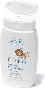 Ziaja Ziajka SPF 30 Vandeniui atspari emulsija veidui ir kūnui vaikams, 125 ml