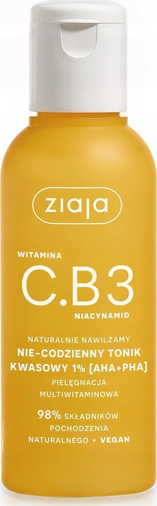 Ziaja Vitamin C.B3 Niacinamide Tonikas 1% [AHA+PHA] Facial Lotion and Purškiklis