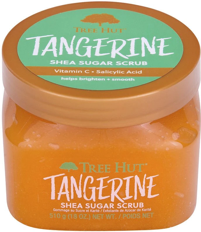 Tree Hut Tangerine Shea Sugar Scrub kūno šveitiklis, 510 g