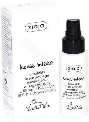 Ziaja Goat´s Milk Ultralight Face Kreminis Day Kreminis moterims, 50 ml