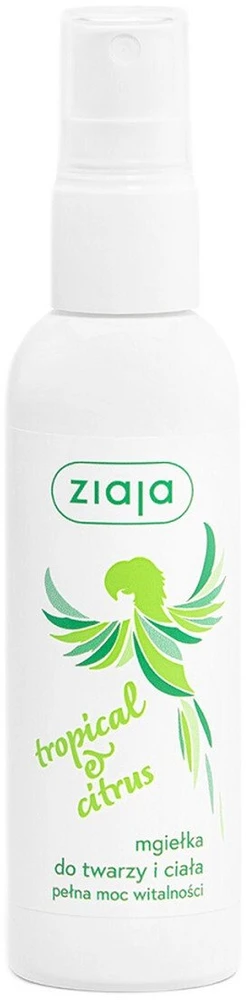 Ziaja Tropical & Citrus veido ir kūno purškiklis 90ml