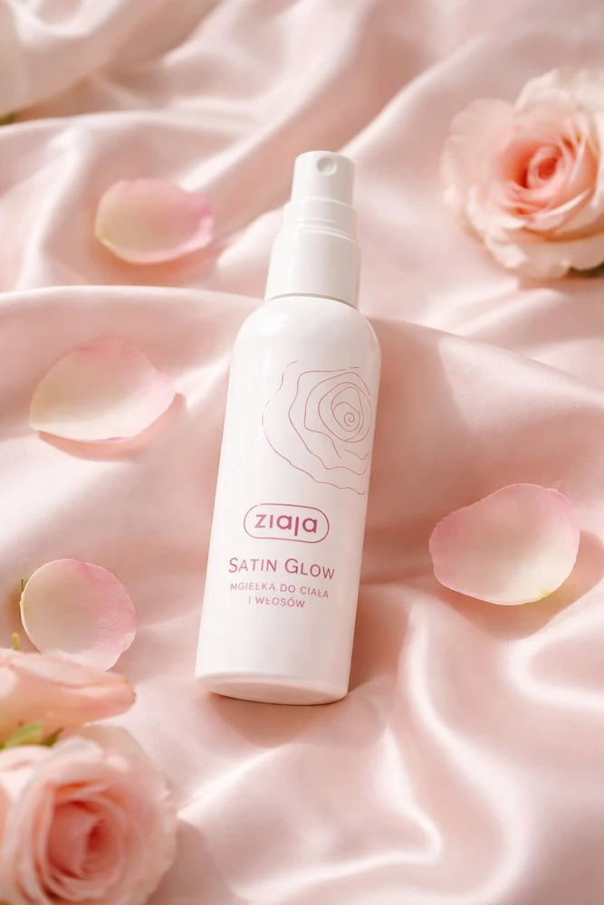 Ziaja „Satin Glow“ kūno ir plaukų purškiklis 90 ml