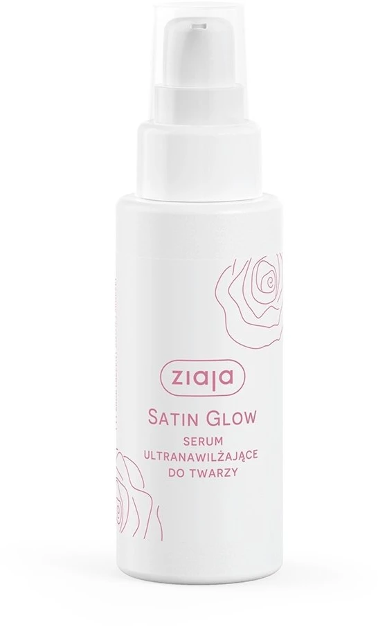 Ziaja „Satin Glow“ itin drėkinamasis veido serumas 50 ml
