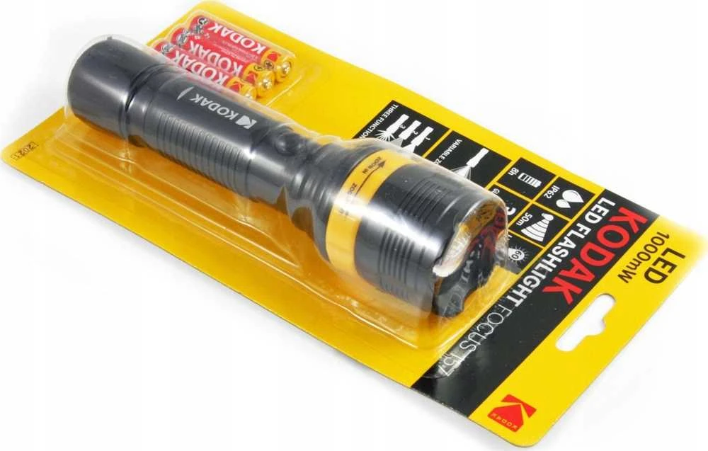 Žibintuvėlis Kodak Žibintuvėlis Turystyczna Led Focus 157 60lm Ip62 Zoom + 3 Baterie