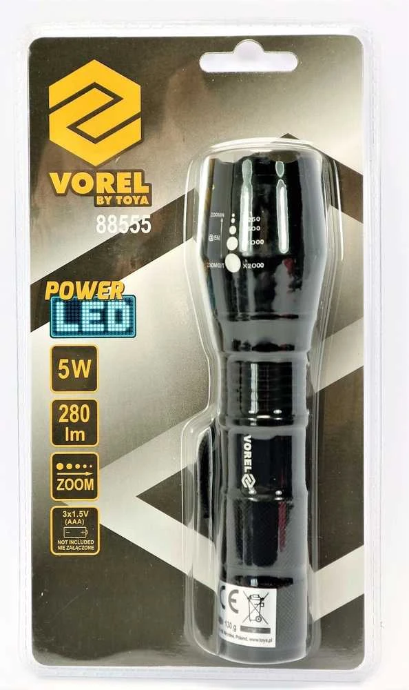 VOREL ŽIBINTUVĖLIS 5W 135 x 40mm 88555
