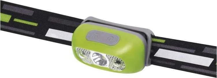 Žibintuvėlis ant galvos, LED 5W CREE, 230lm, 1200mAh baterija, įkraunamas Micro USB, EMOS