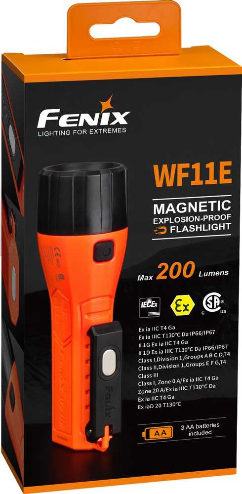 Fenix WF11E žibintuvėlis 200 liumenų