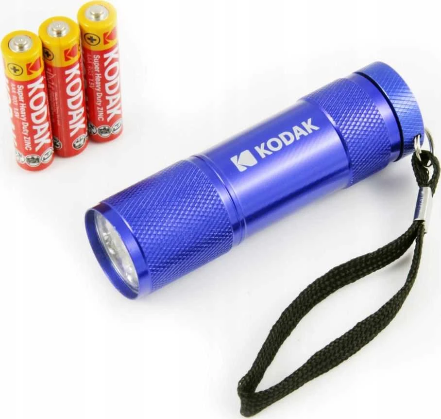 Žibintuvėlis Kodak 9-LED prožektorius juodas + 3 AAA EHD#