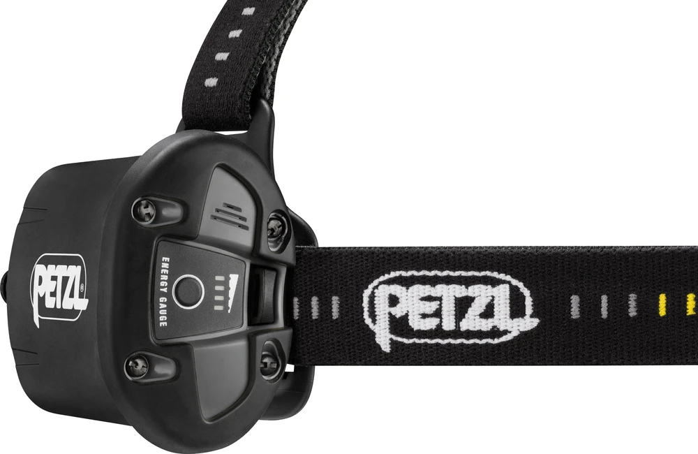 Petzl E80CHR Duo S priekinis žibintas juodas/geltonas