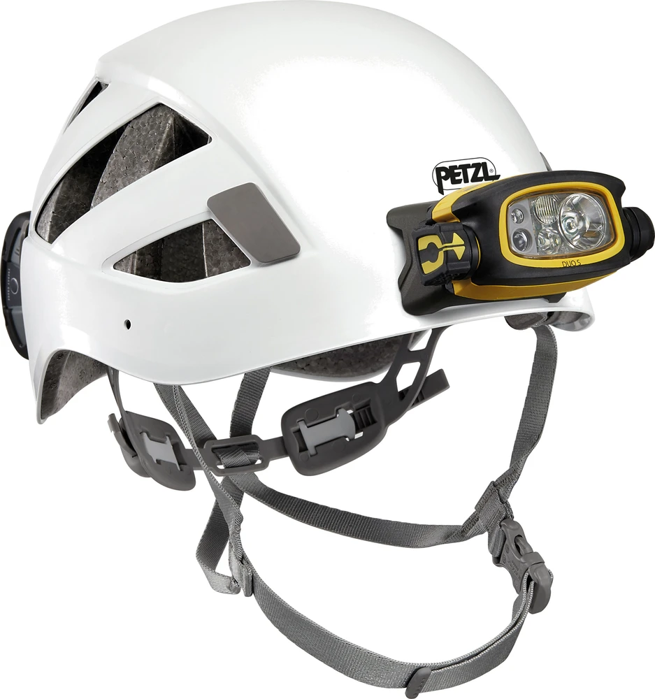 Petzl E80CHR Duo S priekinis žibintas juodas/geltonas