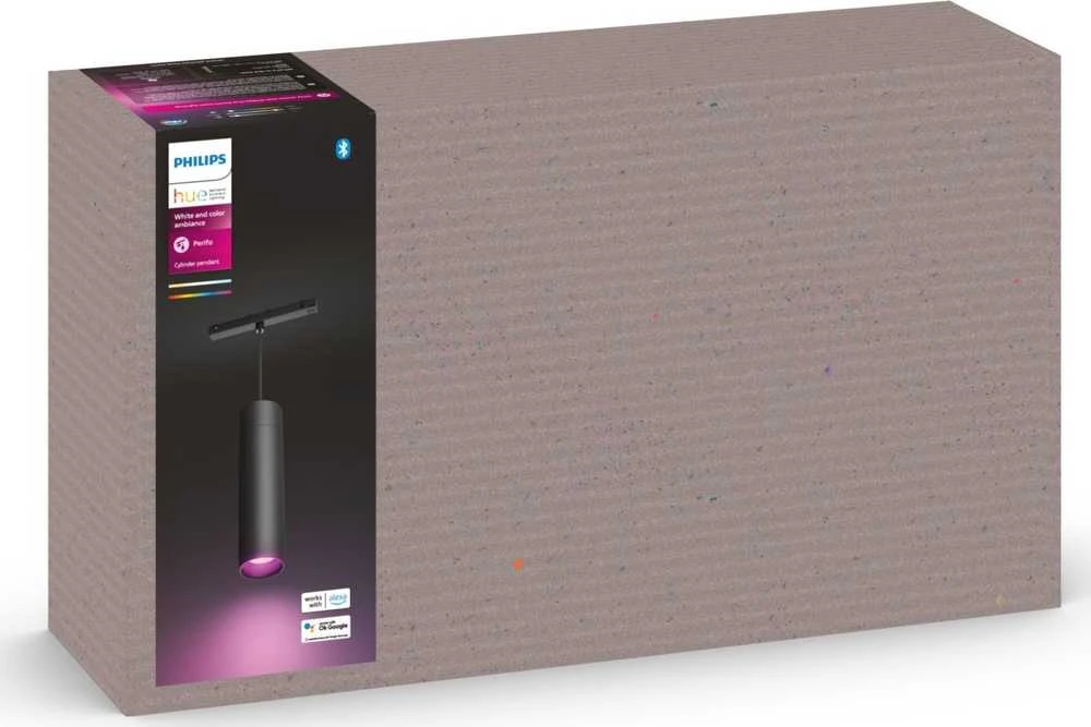 „Philips Hue Perifo“ cilindrinis pakabinamas šviestuvas, juodas