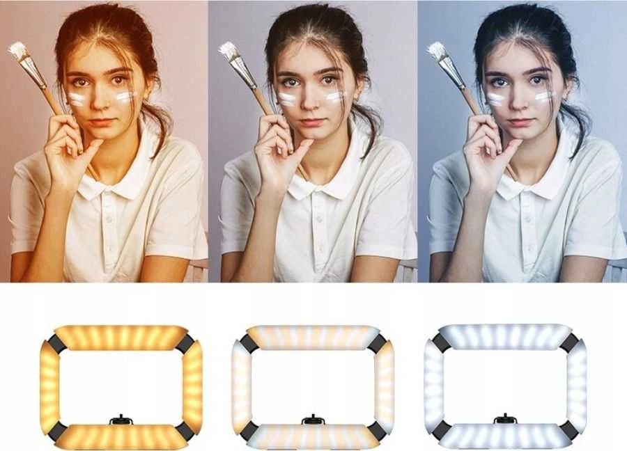 Ulanzi LED šviestuvas su išmaniojo telefono adapteriu U200 - WB (2500 K - 8500 K)