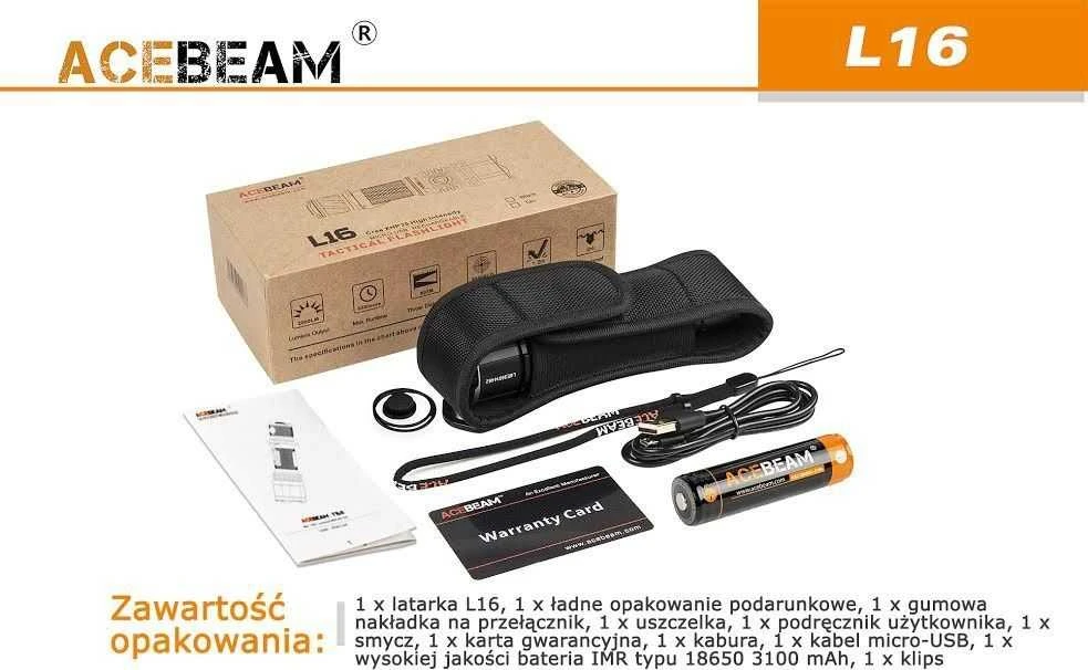 ABM AceBeam torch L16 2.0 Žalias