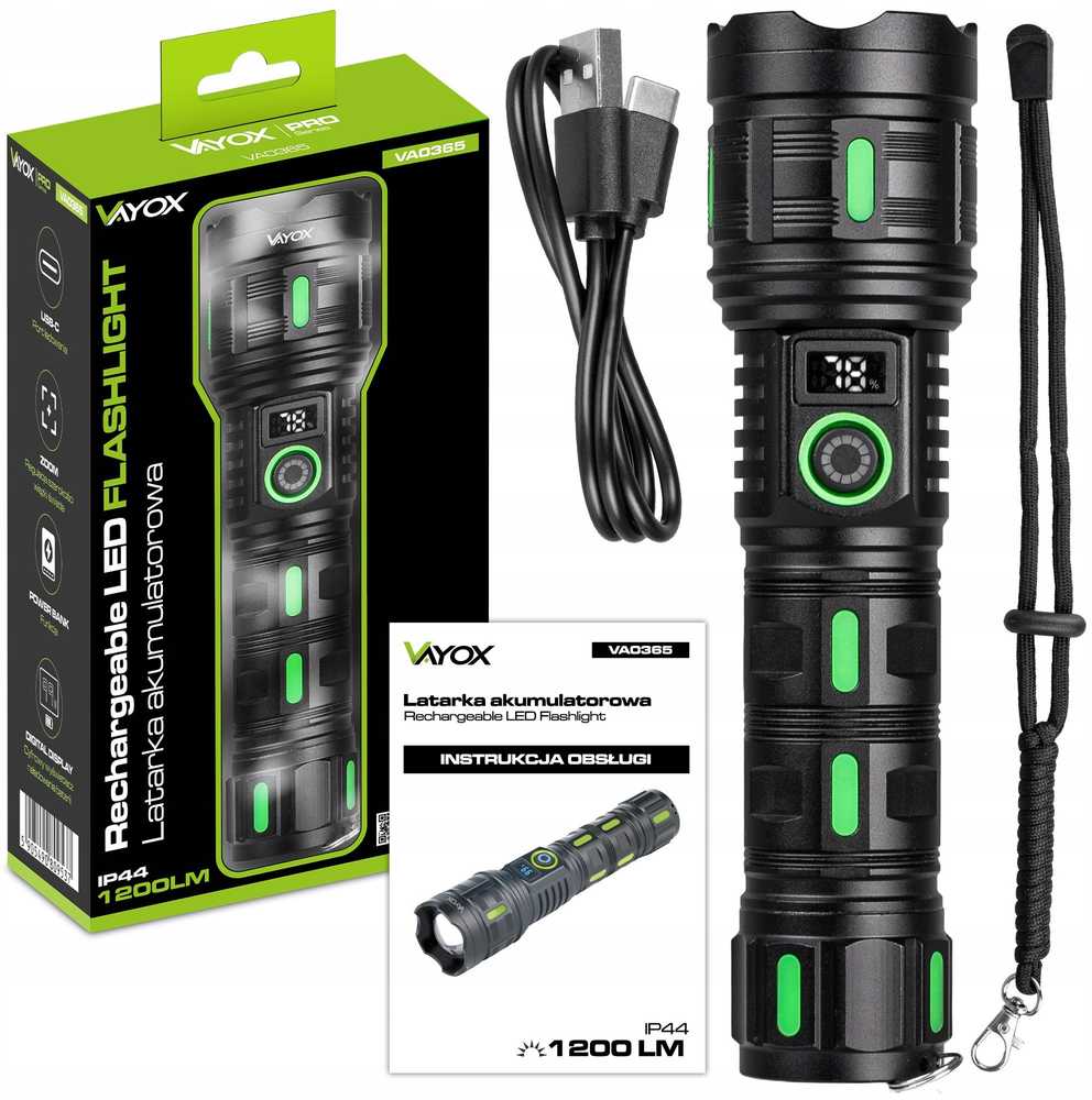 Vayox VA0365 1200lm Pro Series