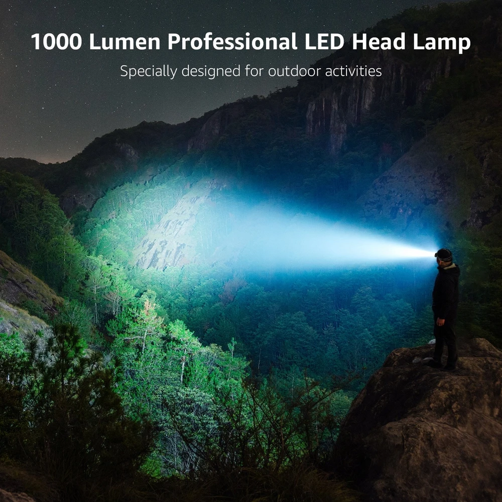 Lepro LED prožektorius ant kaktos, 1000 lm, 2200 mAh baterija, IP65, USB įkrovimas, PR320018