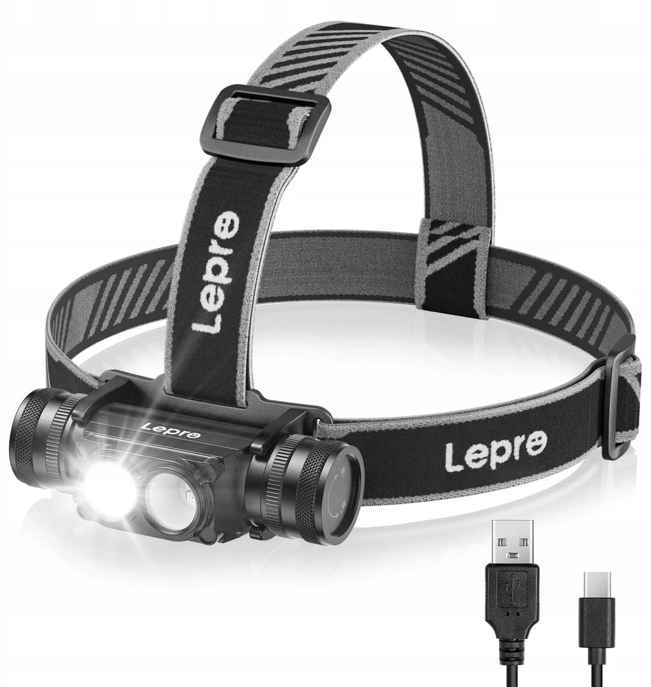 Lepro LED prožektorius ant kaktos, 1000 lm, 2200 mAh baterija, IP65, USB įkrovimas, PR320018