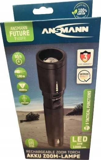 Ansmann T400FR žibintas LED Juoda